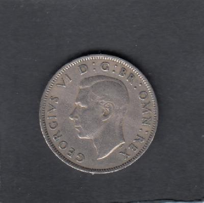 Beschrijving: 2 Shillings  GEORGIUS VI  